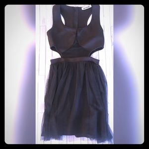 Mystic cut out black dress